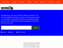 Tablet Screenshot of nationalemergencyid.familywatchdog.us