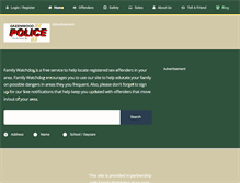 Tablet Screenshot of greenwoodpolice.familywatchdog.us
